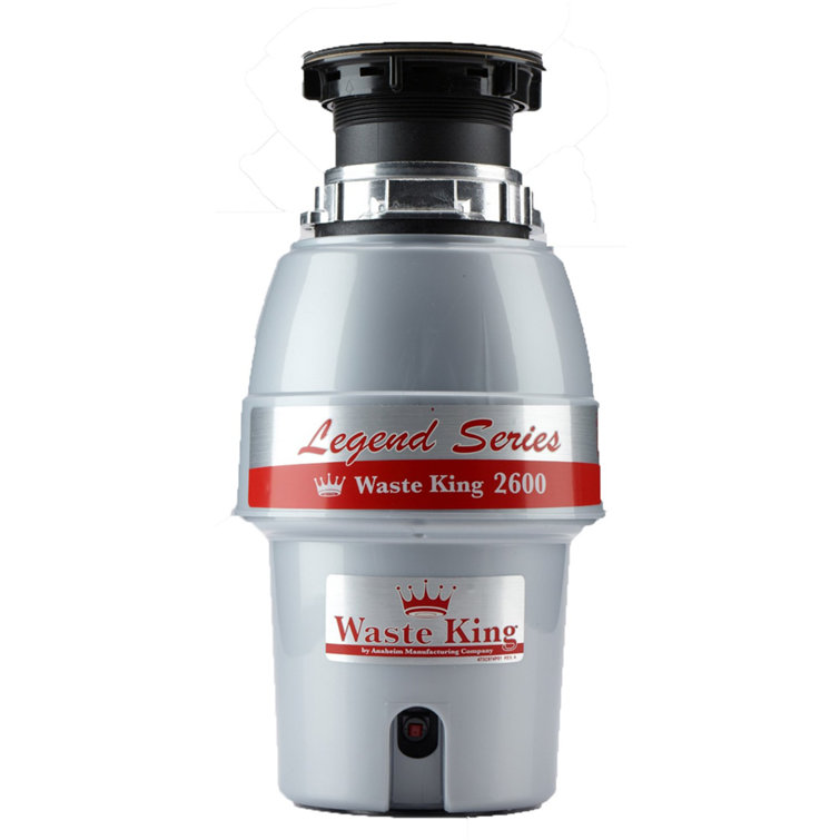 Waste King Legend Series EZMount 1/2 HP Continuous Feed Garbage